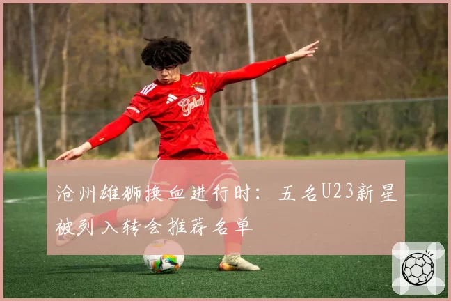 沧州雄狮换血进行时：五名U23新星被列入转会推荐名单